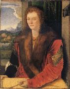 Albrecht Durer Young Man as St.Sebastian Sweden oil painting reproduction